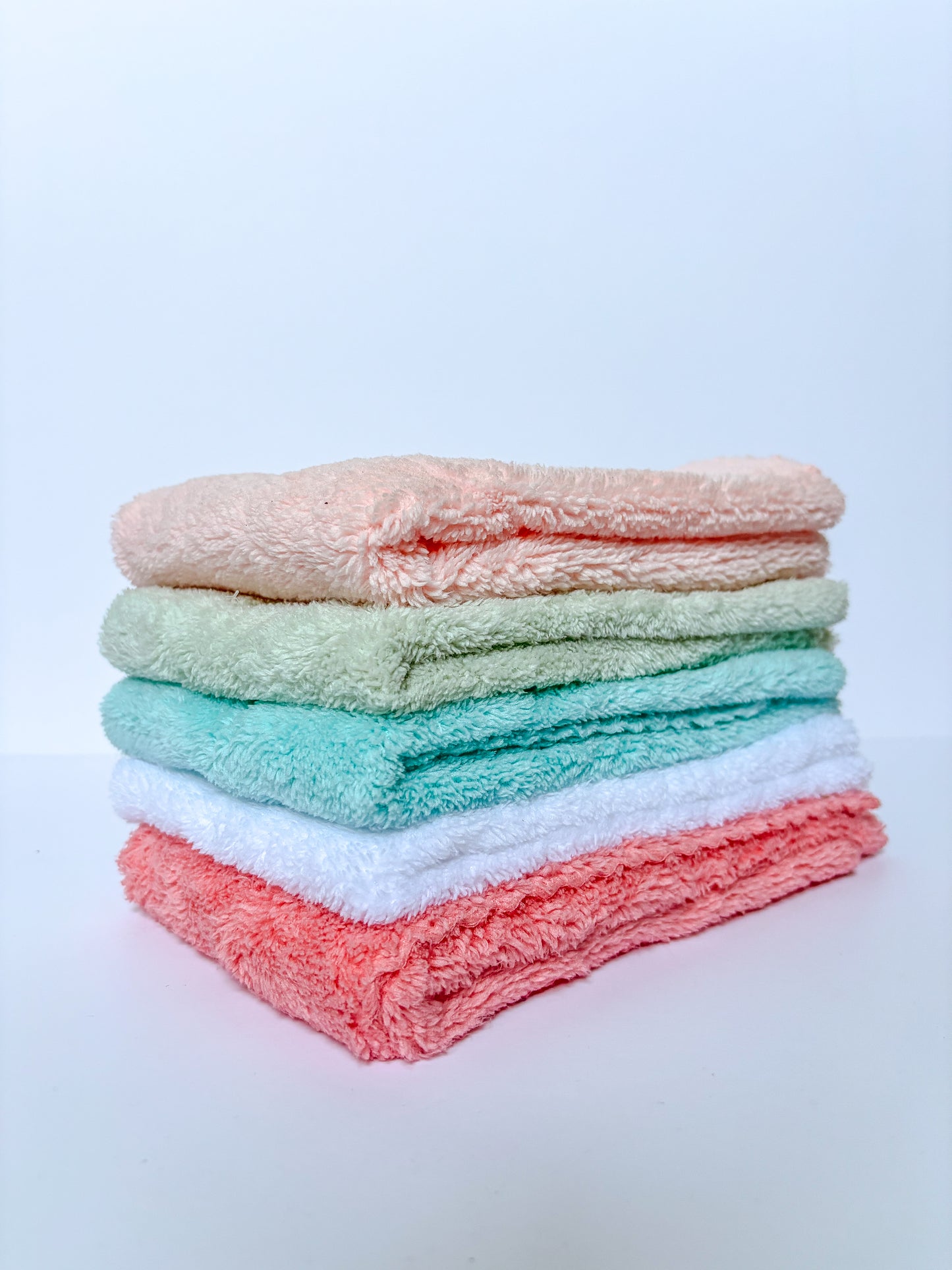 Fluffy Microfiber Kitchen Towels – 5 Pack (16” x 19”)