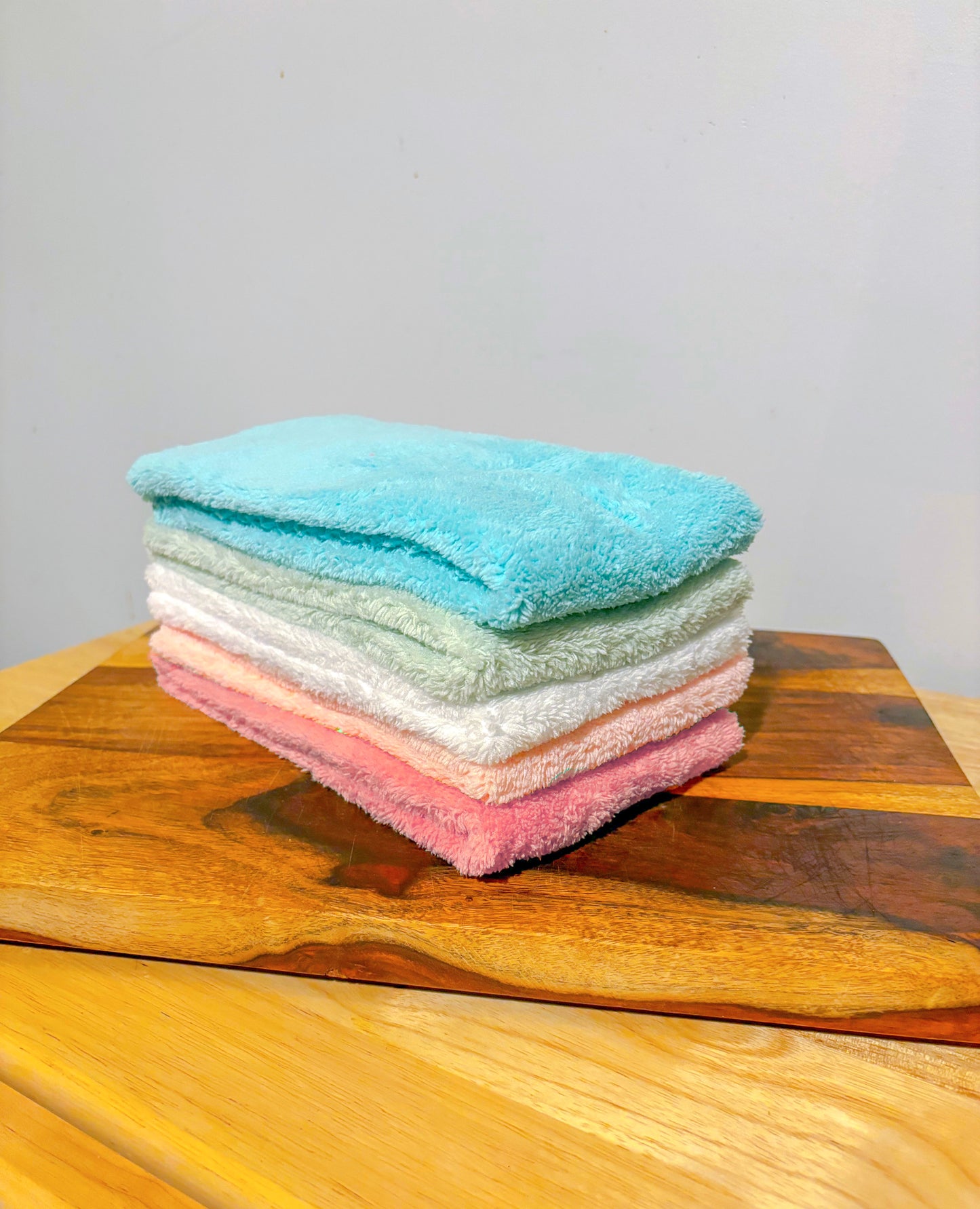 Fluffy Microfiber Kitchen Towels – 5 Pack (16” x 19”)