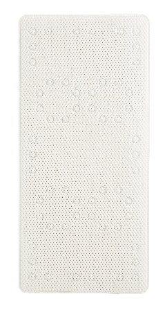 Non-Slip Waffle Tub Mat with Suction Cups – 35.9" x 17"