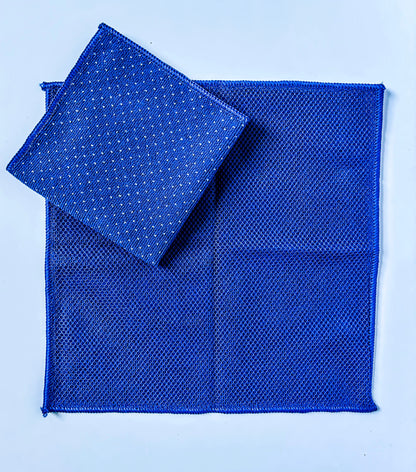 Multi-Textured Microfiber Scrub Cloths – 6 Pack (13" x 13")
