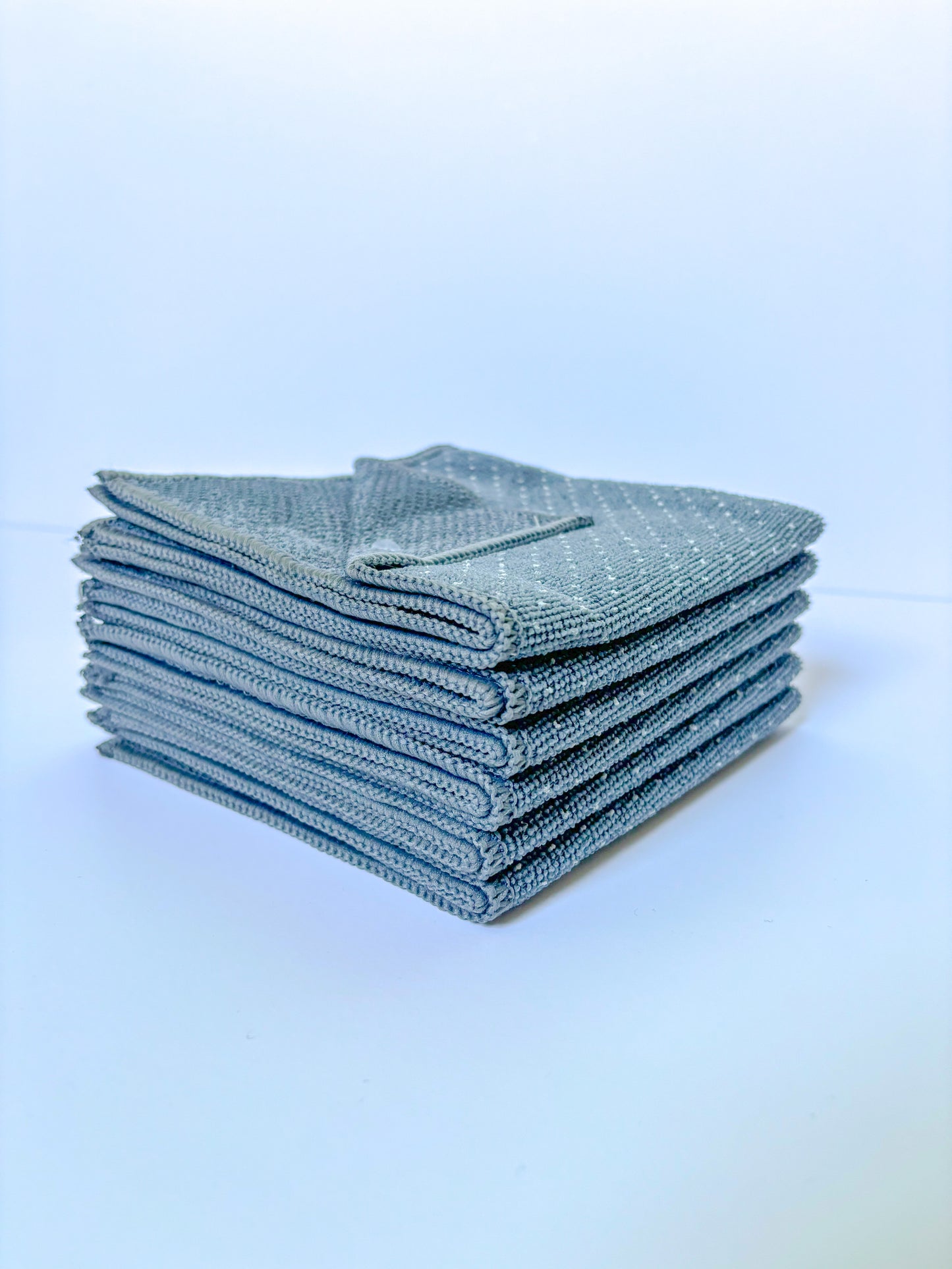 Multi-Textured Microfiber Scrub Cloths – 6 Pack (13" x 13")