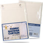 Fabric Shower Curtain or Liner – Weighted Hem & Rustproof Grommets