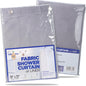 Fabric Shower Curtain or Liner – Weighted Hem & Rustproof Grommets