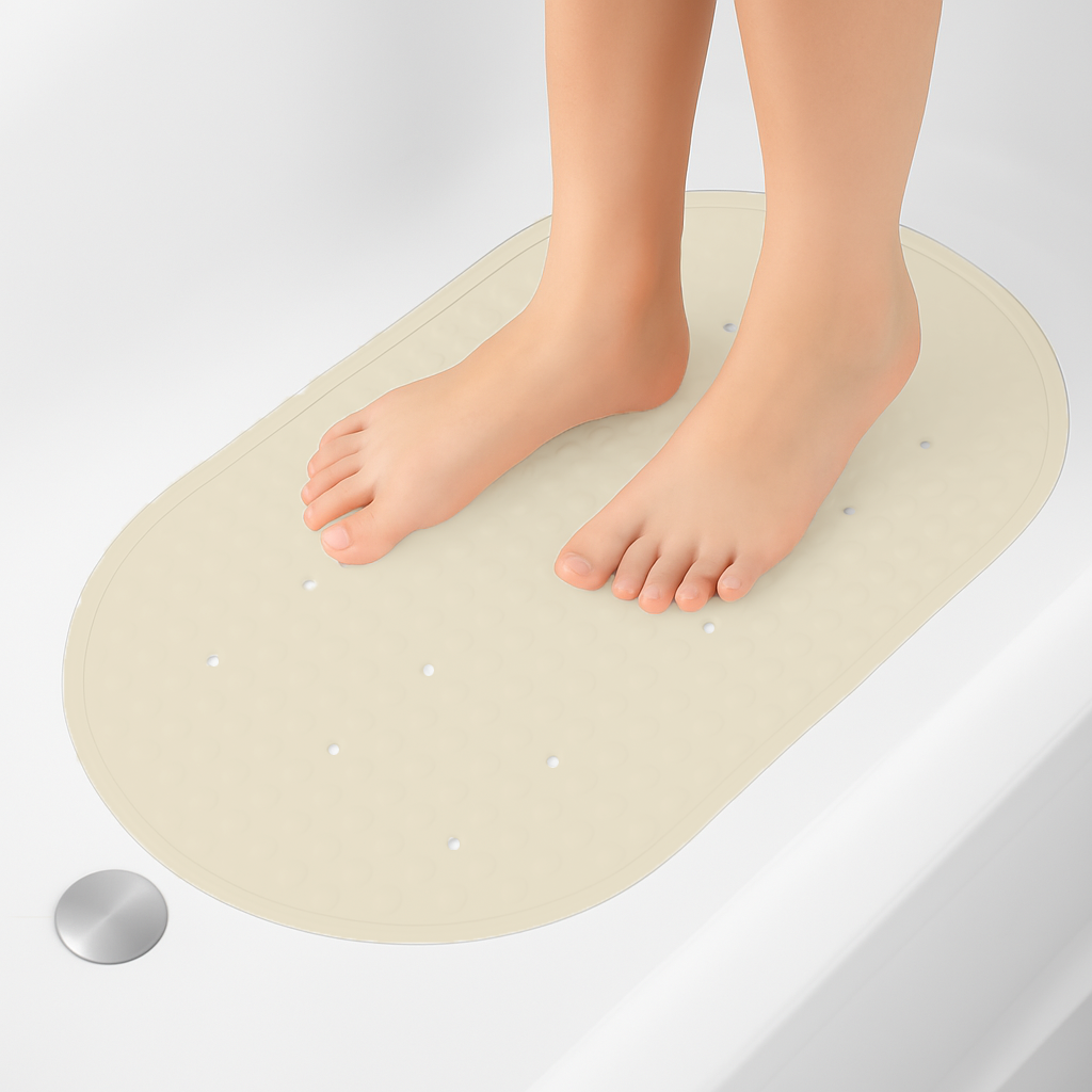 Bubble Bath Tub Mat – Non-Slip, Anti-Mildew (15.5” x 27”)