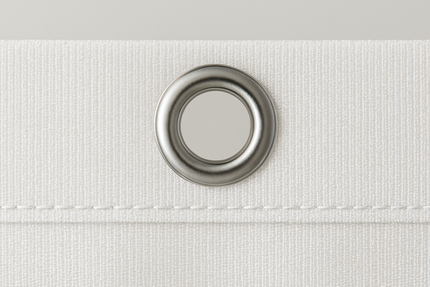 Fabric Shower Curtain or Liner – Weighted Hem & Rustproof Grommets