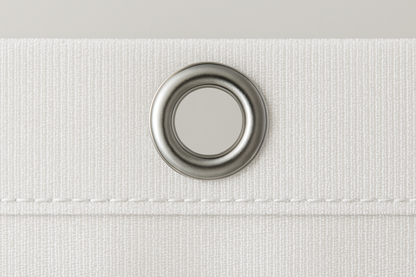 Fabric Shower Curtain or Liner – Weighted Hem & Rustproof Grommets
