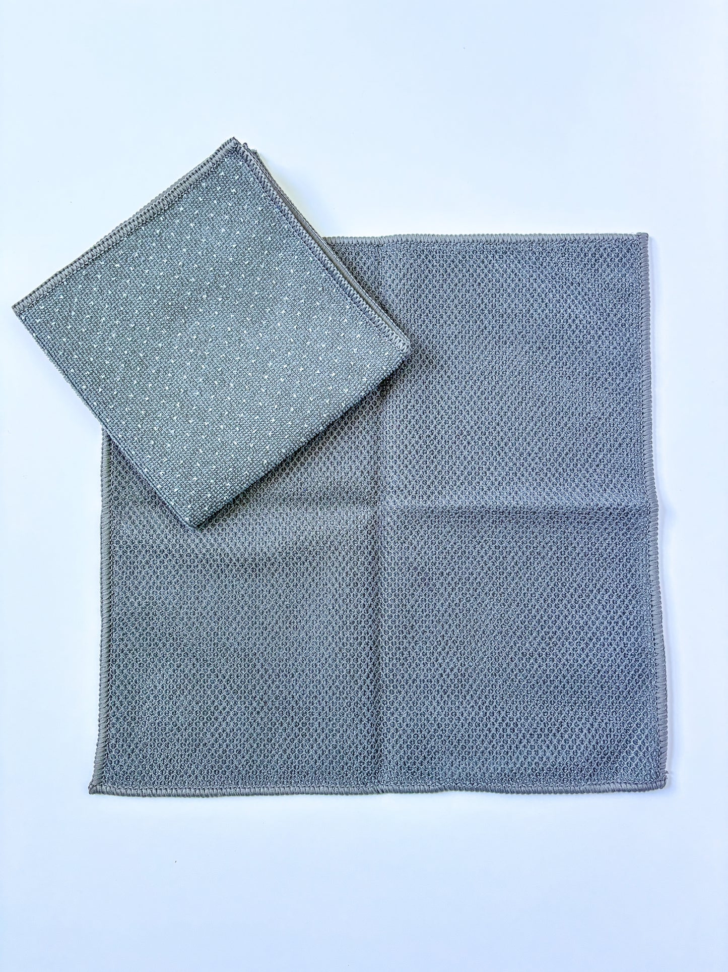 Multi-Textured Microfiber Scrub Cloths – 6 Pack (13" x 13")