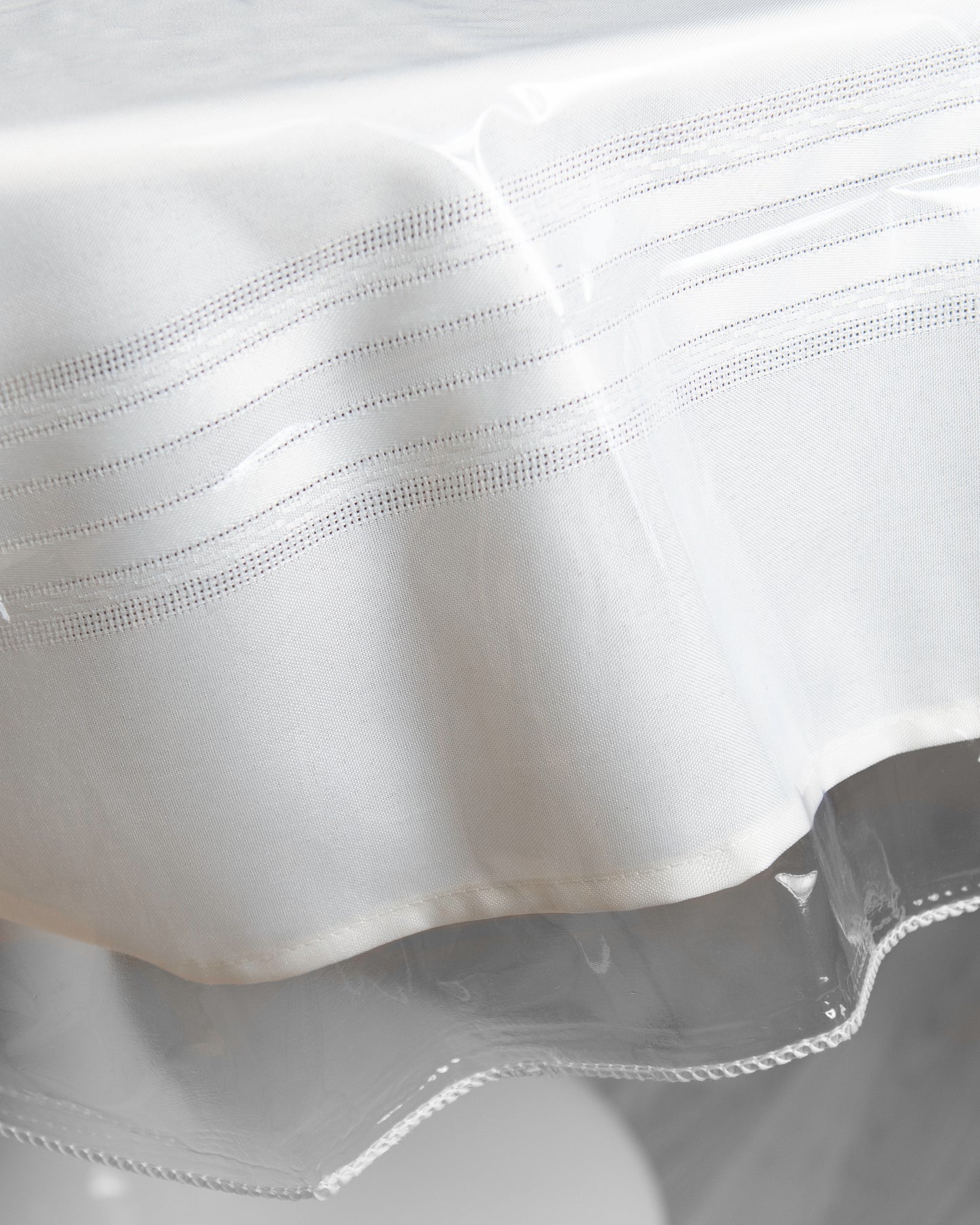 Clear Vinyl Tablecloth Protector – Waterproof & Wipeable