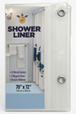 Waterproof Shower Liner with Magnets & Metal Grommets – 70” x 72”