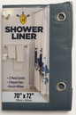 Waterproof Shower Liner with Magnets & Metal Grommets – 70” x 72”