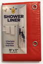 Waterproof Shower Liner with Magnets & Metal Grommets – 70” x 72”
