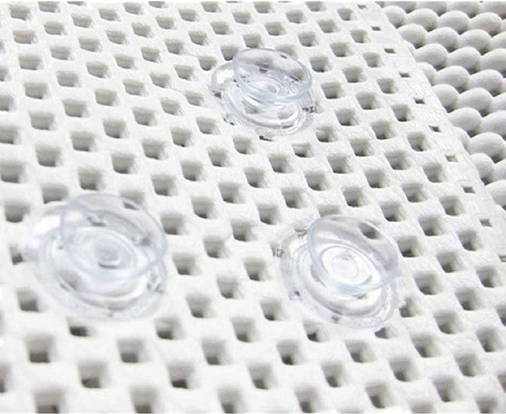 Non-Slip Waffle Tub Mat with Suction Cups – 35.9" x 17"