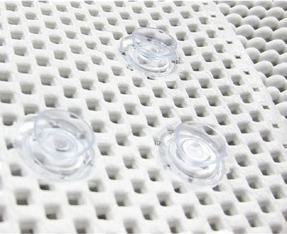 Non-Slip Waffle Tub Mat with Suction Cups – 35.9" x 17"