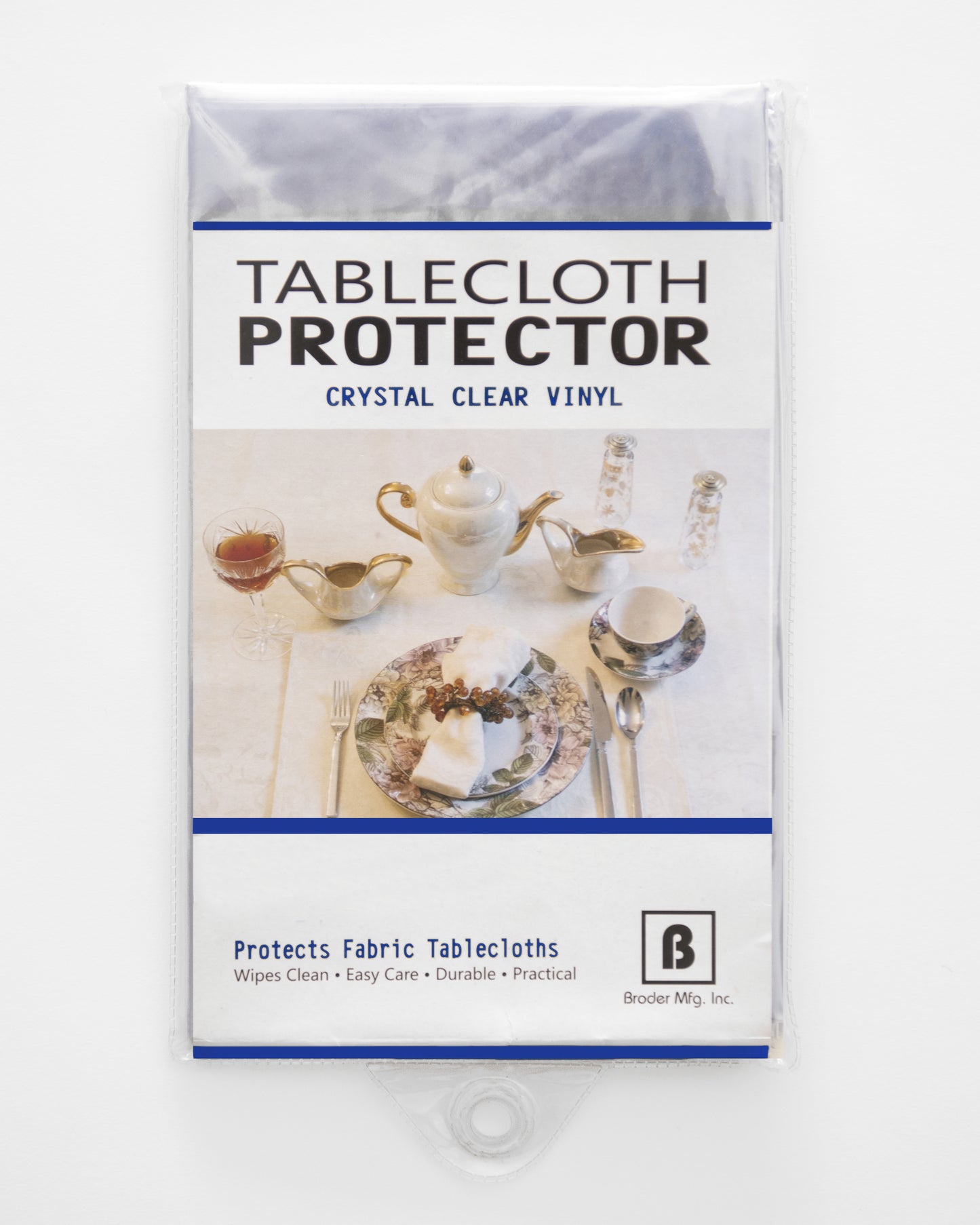 Clear Vinyl Tablecloth Protector – Waterproof & Wipeable